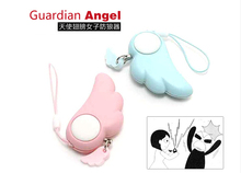 Angel wings women against the wolves Ms self-defense electronic alarm The Wolf alarm Mobile phone alarm