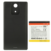 Newest HBA950 5000mAh Replacement Mobile Phone Battery Cover Back Door for Sony Xperia ZR M36h 