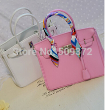 2014 bags handbags women famous brands H silver lock bag embossed High quality leather shoulder bag