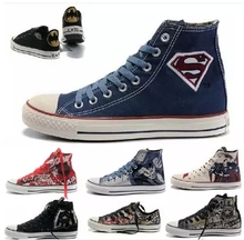 Superman Batman counter genuine high top series of commemorative edition man woman couple models low high
