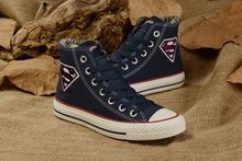 Superman Batman counter genuine high top series of commemorative edition man woman couple models low high