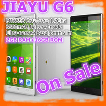 In Stock Ultra Slim JIAYU G6 MTK6592 Octa Core 3G Smart Phone 13MP Camera 5.7″ OGS Gorilla Glass Screen 2G RAM 16G ROM