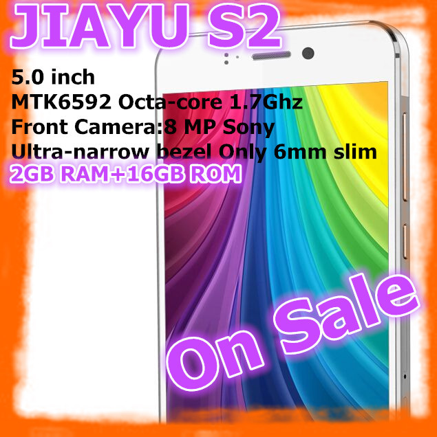 In stock JIAYU S2 MTK6592 Octa Core 3G Smart Phone13MP Camera 5 0 IPS Gorilla Glass