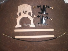 1 PC French Style Cello Bridge 4 4 with 4 PCs cello fine tuner and cello
