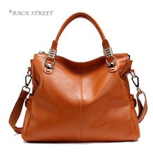 Genuine Leather Handbag Women Shoulder Bag Classical Designer Real Leather Purse Head Layer Cowhide Female Bag