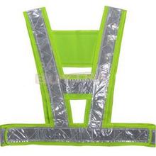 2014 New Fashion Neon lime yellow reflective vest V clothing high visibility Safety belt article printing