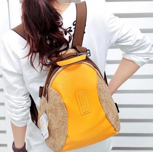 Bag mail bags promotional 2014 new fashion cute personality Korean Oracle leisure backpack small backpack