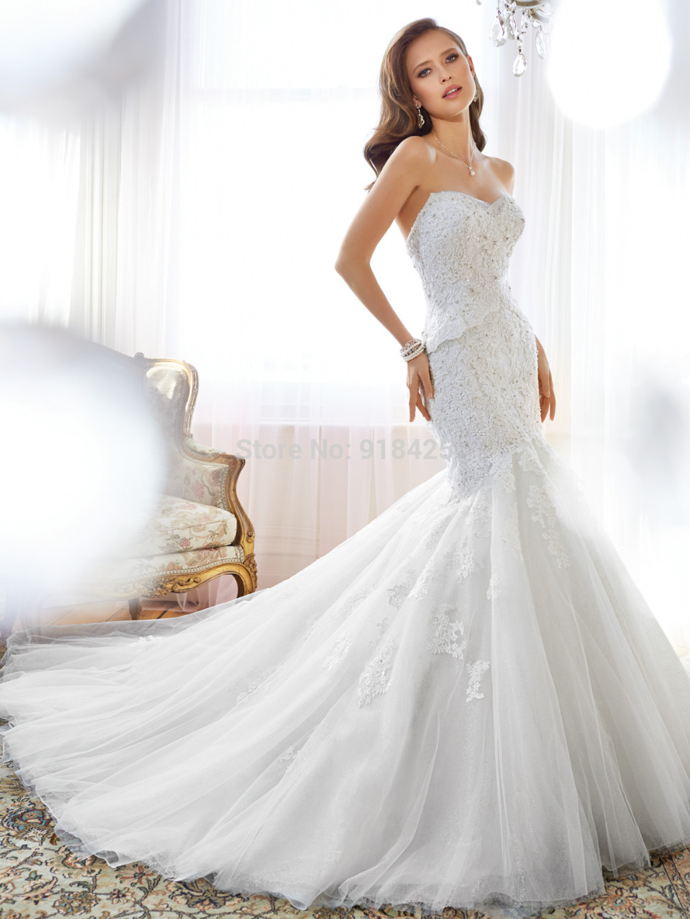 Latest-Custom-Made-Lace-Mermaid-Wedding-Dresses-2015-Designer-Gown ...