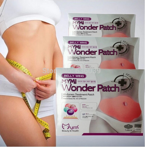 Exempt postage 2015 hot sales Korea MYMI patch abdomen reduce weight really thin paste fat burning