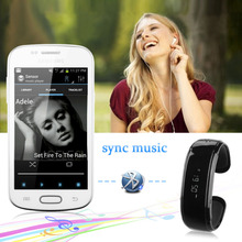 New Electronic Handsfree Anti lost Bluetooth Smart Bracelet Watch for iPhone6 Android Phones Sync Calls Music