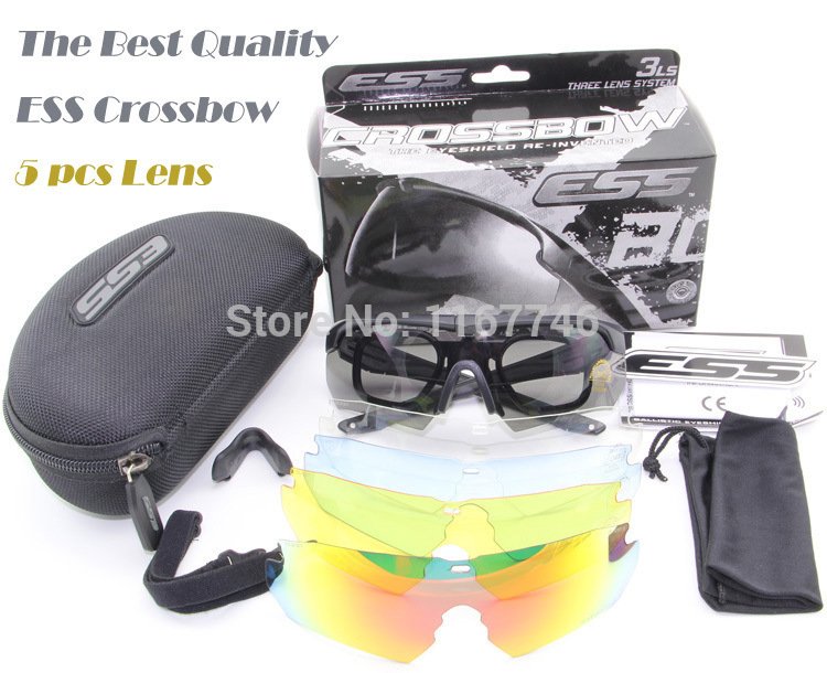5 pares lente Revo Fire Iridium ESS Crossbow exterior esportes tático exé