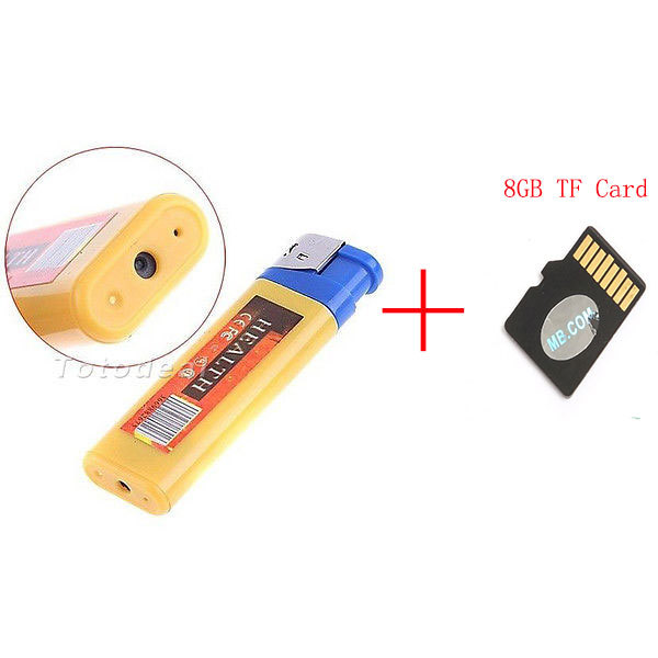 Mini Wireless Lighter Spy Camera DVR Digital Hidden Camera Camcorder Photo Video Recorder with 8GB Micro