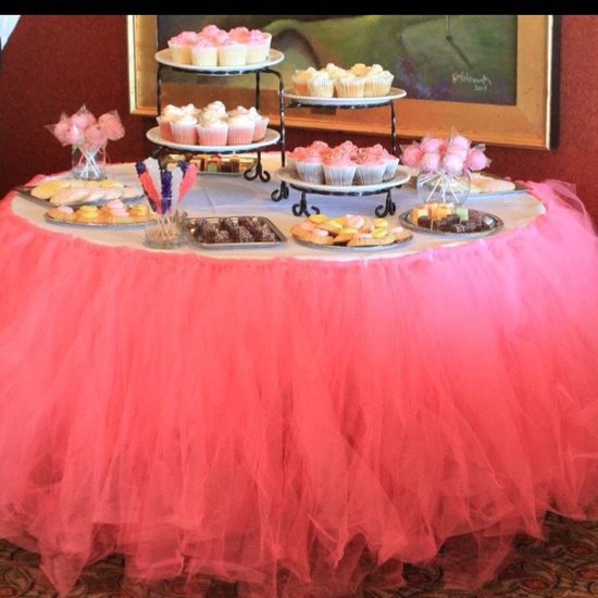 Party Table Tutu Skirt Halloween decoration Anna Party Tutu Skirt ...