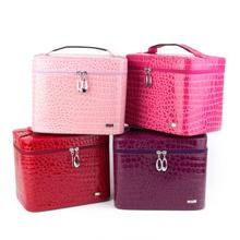 Women Travel Products 24*17*20cm Waterproof Wash Cosmetic Makeup Storage Box Bag Case Purse Christmas Gift Free Shipping