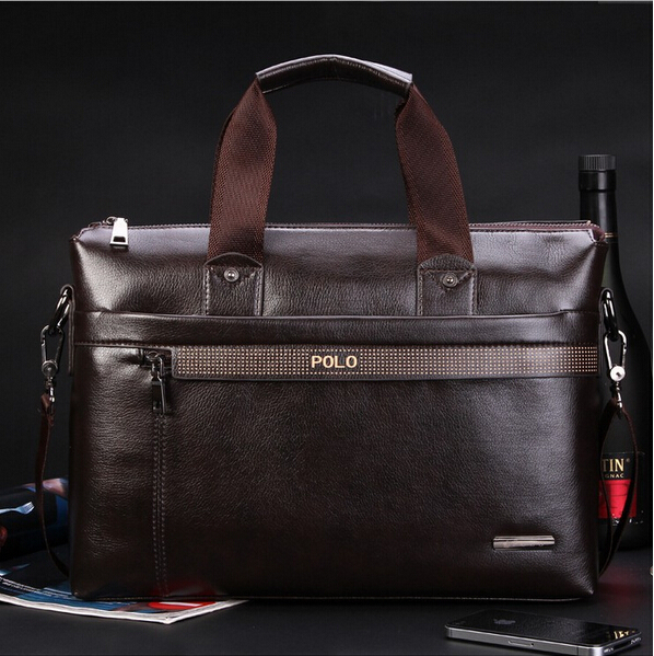 New Fashion Men s Briefcase Genuine Business Shoulder Bags Quality Stylish Brand Handbags Brand Tote Bag
