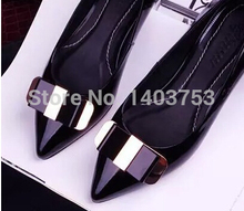 Fashion Rhinestone Flat Shoes Women Pointed Toe Sapatilhas Femininos 2014 Shallow Mouth Elegant Tenis