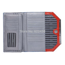 with small defect MIMCO ORIGAMI LARGE WALLET RRP 249 blue red