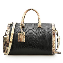 Woman Bags Fashion 2014 Designers Brand Bag 100% Genuine Leather Handbags Crocodile Pattern Messenger Bags Crossbody For Women