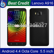 Free shipping Original 4G FDD LTE Phone Lenovo A916 Android 4.4 Octa Core 1.4GHz Dual Sim 5.5 inch HD 13.0MP mobile phone/Oliver