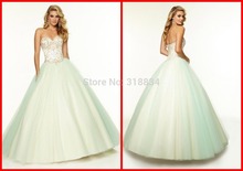 Corset Lace-Up Backless Sweetheart Quinceanera Dresses 2015 With Sparkly Crystals F-97031 Ball Gown Girls Pageant Party Gown New