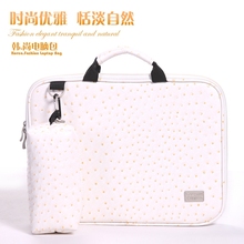 2014 Latest Korea Fashion Leather Laptop Computer Bag Notebook Smart Cover for MacBook Sleeve Case 11