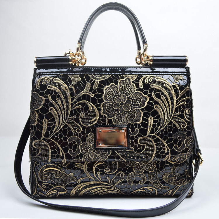 autumn 2014 luxury brand bolsas femininas vintage ladies lace genuine leather tote handbag shoulder bag bolsa