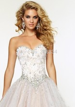 Lace Appliques Crystals Ball Gown Quinceanera Dresses Ball Gowns 2015 f 97076 Delicate Tulle Lace Up