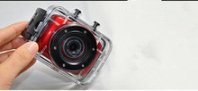 Outdoor sports style digital cameras waterproof cameras high definition 720p mini size digital cameras special price