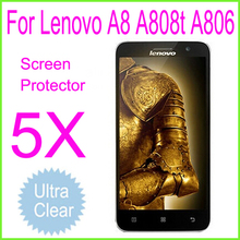 5x Ultra Clear Screen Protector for Lenovo A806 A8 Screen Guard Protective Film MTK6592 Octa Core 5.5″ High Quality&Shipping