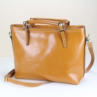 2015 free shipping new arrival genuine leather women handbag fashion messenger bag Portable Leather travel casual