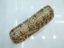 High end custom colorful crystal Evening bag handbag Party bag Clutch High quality Bride package 5