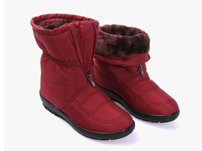 2014Free shipping Pregnant ladies shoes waterproof shoes new winter thick cotton padded non slip snow boots