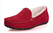 14 new snow boots European and American style flat heel snow boots warm winter wool short