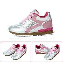 2014 New women sneakers suede leather platform weight loss shoes sports spring and autumn sneakers size