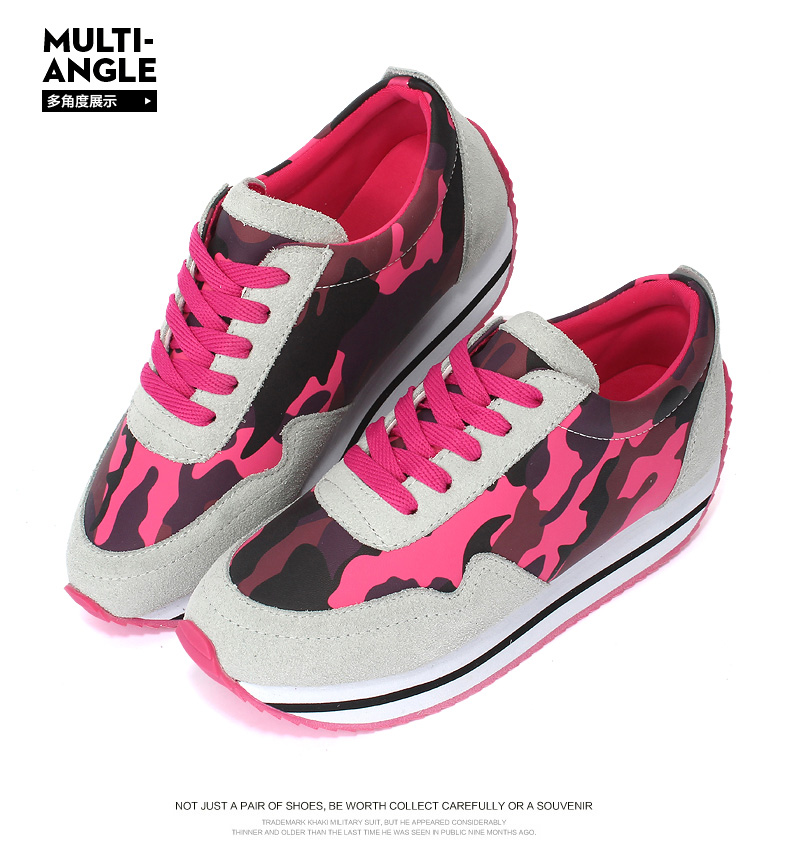 2014 High top women sneakers invisible increased height lace up sports shoes casual shoes plus size