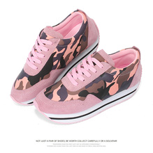 2014 High top women sneakers invisible increased height lace up sports shoes casual shoes plus size
