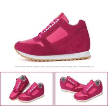 Hot sale 2014 New Arrival Women Height Increasing Shoes Women s Sneakers Walking Shoes Jogger Shoes
