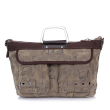 2015 as a new brand canvas bag lady bags classic canvas with leather bags designer free