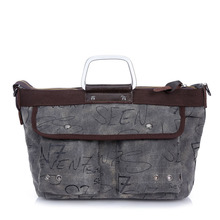 2015 as a new brand canvas bag lady bags classic canvas with leather bags designer free