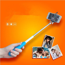 Free shipping Self-Shooting Foldable Wireless Mobile Phone Monopod Suits for ios android Smartphone Holder