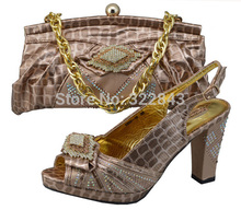 FREE SHIPPING Hot sale Fashion Italy wedding shoes and matching bag for woman High quality JB05