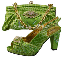 FREE SHIPPING Hot sale Fashion Italy wedding shoes and matching bag for woman High quality JB05
