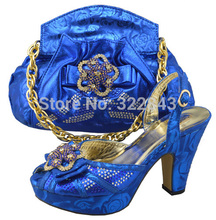 Italian Shoes With Matching Bag High Quality Italy Shoes And Bag For Evening Free Shipping purple