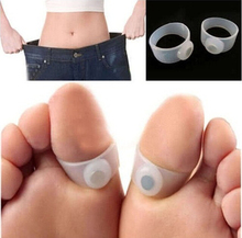 Confortable 10 Pair Magnetic Toe Ring Fitness Slimming Loss Weight Free shipping