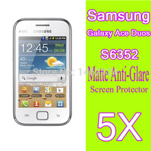 5x Mobile Phone Anti Glare Matte Screen Protector For Samsung Galaxy Ace Duos S6352 Screen Protective