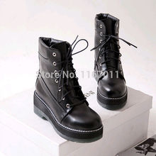 Hot Style 2014 Autumn Winter Women Boot Chunky Heels Martin Wild Fashion Casual Ankle Boots Botas