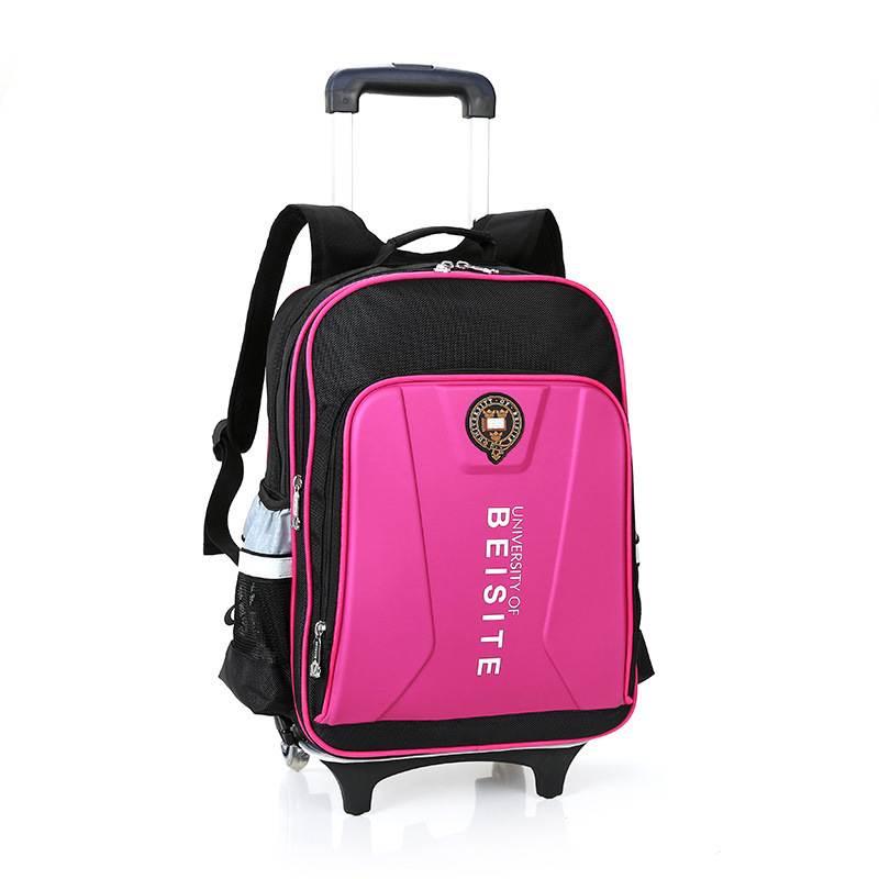 NEW boy Trolley backpack cute trolley suitcase traveling popular detachable women travel trolley backpacks free waterproof