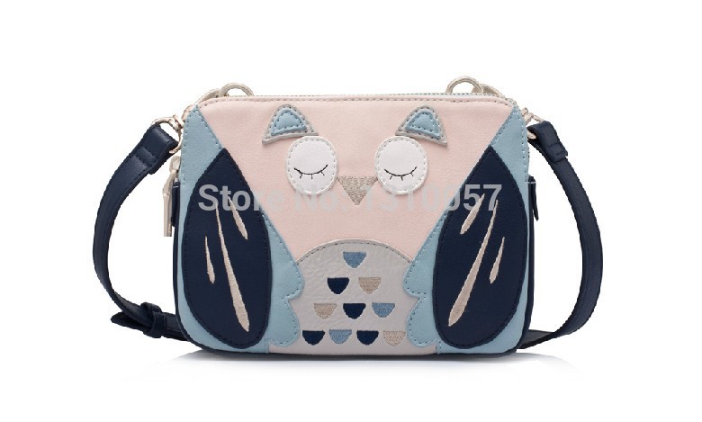 Funny Owl Messenger Bags Fashion Crossbody Bags Lady Shoulder Bags