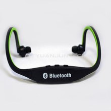 Free shipping new bluetooth earphone Wireless Sports MP3 WMA Music Player Bluetooth Handsfree Headset for cell