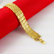 2014 New 24K Gold Bracelets Flower Chain Fashion Women’s Girl’s Jewlery Fine Accessories Free Shipping Wholesale C037